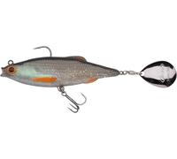 Berkley Pulse Realistic Flash Leurre Souple | Shad à Queue en Forme de pagaie pour la Perche, Le Sandre et Le Bar | Leurre Ultra-réactif pour Les prédateurs d'eau Douce | 14 cm, Bleak