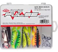 Berkley Pulse Shad Leurres de pêche en Caoutchouc Souple et hameçons à tête plombée - Ensemble de Paddle Tail Soft Baits avec hameçons adaptés au Poids pour brochet, Perche, Sandre