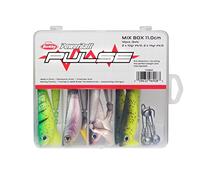 Berkley Pulse Shad Leurres de pêche en Caoutchouc Souple et hameçons à tête plombée - Ensemble de Paddle Tail Soft Baits avec hameçons adaptés au Poids pour brochet, Perche, Sandre