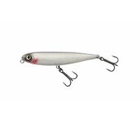 Berkley Pulse Slurp, appât de Surface Flottant, leurre de Surface Dur pour la pêche à la Perche, au Bar, aux prédateurs d'eau Douce et d'eau salée, 8.5cm, Pearl White