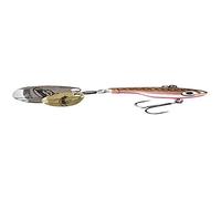 Berkley Pulse Spintail Leurre Hybride Jig Spinner, Équipé d'Hameçon Fusion, se lance loin et est Redoutable pour la Pêche des Carnassiers en Eau Douce, Black & Red