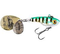 Berkley Pulse Spintail Leurre Hybride Jig Spinner, Équipé d'Hameçon Fusion, se lance loin et est Redoutable pour la Pêche des Carnassiers en Eau Douce, Holo Perch
