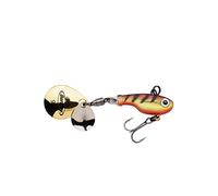 Berkley Pulse Spintail Leurre Hybride Jig Spinner, Équipé d'Hameçon Fusion, se lance loin et est Redoutable pour la Pêche des Carnassiers en Eau Douce, Perche jaune