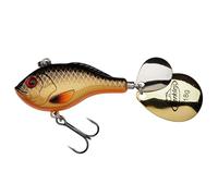 Berkley Pulse Spintail XL Leurre | Leurre Haute Performance pour la pêche en Eau Douce | Leurre Vibrant à Queue tournante | 8 cm | 18 g | Dark N Dirty Roach