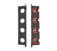 Berkley Twist Lock Utility 4 Rod Rack Gestion des tiges Unisexe, Noir/Rouge