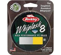 Berkley Whiplash, Fil de Pêche, Tresse 8 Brins Construite en 100% Dyneema, pour la Pêche en Mer et la Pêche en Eau Douce, Carnassier, Daiwa J-Braid
