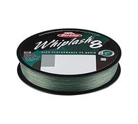 Berkley Whiplash8, Ligne de pêche, Superline, Predator Fishing, Brochet, Perche, Sandre, Truite, Unisexe, Vert Mousse, 0.16mm, 20.9kg, 46lb, 330yd