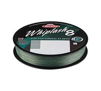 Berkley Whiplash8, Ligne de pêche, Superline, Predator Fishing, Brochet, Perche, Sandre, Truite, Unisexe, Vert Mousse, 0.28mm, 47.1kg, 104lb, 295yd
