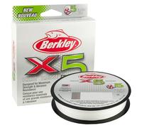 Berkley X5, Fil de Pêche, Tresse 5 Brins pour la Pêche en Mer et en Eau Douce, plus Résistante, Pêche aux Carnassiers