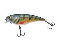 Berkley Zilla Flanker Leurre dur pour la Pêche du Brochet en Eau Douce, Reste Sous la Surface, Hameçon Fusion, Action Wobbling, sans Plomb, Perch