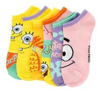 Berkshire Fashions SpongeBob SquarePants Tarter Sauce Lot de 6 paires de socquettes pour femme