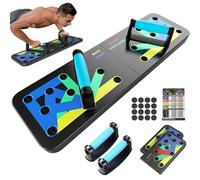 Berleng planche de pompes portable et de sol avec 28 positions possibles des poignées, parfait équipement de sport pour l’entraînement et le renforcement musculaire à domicile, unisexe