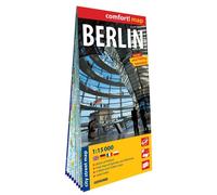Comfort Map - Carte Berlin 1/15.000 - Grand format laminée - Plan de ville