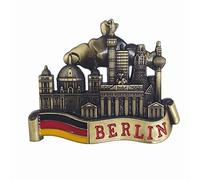 Berlin Allemagne 3D en Métal Aimant De Réfrigérateur Souvenir Touristique Cadeau Maison & Cuisine Décoration Magnétique Autocollant Berlin Allemagne Collection De Magnet Réfrigérateur