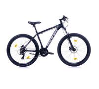 BERLIN BIKE VTT MTB1 : 27,5 pouces et hauteur de cadre de 46 cm, freins à disque hydrauliques & système Shimano, noir-argenté