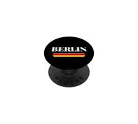 Berlin DE City of Dreams Germany Flag Graphic Vintage Retro PopSockets PopGrip Adhésif