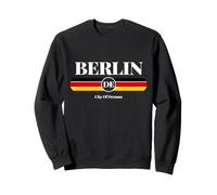 Berlin DE City of Dreams Germany Flag Graphic Vintage Retro Sweatshirt