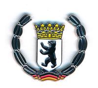 Berlin Drapeau Armoiries de l'Allemagne Symbole Métal Bouton Badge Pin Badge 0439