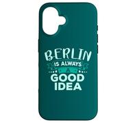 Berlin est Toujours Une Bonne idée de Voyage Amusant en Ville Coque pour iPhone 16