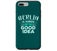 Berlin est Toujours Une Bonne idée de Voyage Amusant en Ville Coque pour iPhone 7 Plus/8 Plus