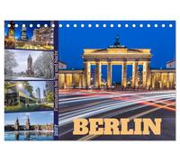 Berlin - Faszination bei Tag und Nacht (Tischkalender 2027 DIN A5 quer), CALVENDO Monatskalender: Hauptstadt im Wandel der Jahreszeiten