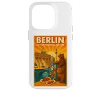 Berlin Germany - Affiche de voyage vintage Coque pour iPhone 14 Pro