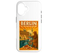 Berlin Germany - Affiche de voyage vintage Coque pour iPhone 16