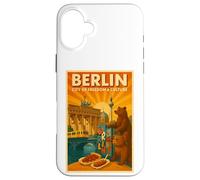 Berlin Germany - Affiche de voyage vintage Coque pour iPhone 16 Plus