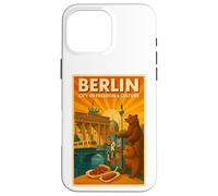 Berlin Germany - Affiche de voyage vintage Coque pour iPhone 16 Pro Max