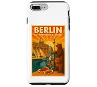 Berlin Germany - Affiche de voyage vintage Coque pour iPhone 7 Plus/8 Plus