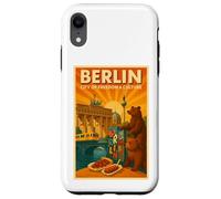 Berlin Germany - Affiche de voyage vintage Coque pour iPhone XR