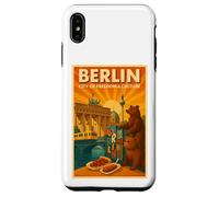 Berlin Germany - Affiche de voyage vintage Coque pour iPhone XS Max