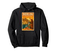 Berlin Germany - Affiche de voyage vintage Sweat à Capuche