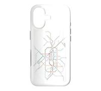 Berlin Germany Metro Suburban Railway - Carte de l'itinéraire Souvenir Coque pour iPhone 17