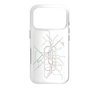 Berlin Germany Metro Suburban Railway - Carte de l'itinéraire Souvenir Coque pour iPhone 17 Pro