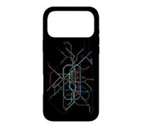 Berlin Germany Metro Suburban Railway - Carte de l'itinéraire Souvenir Coque pour iPhone 17 Pro Max