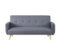 Berlin gris : Canapé scandinave convertible 3 places gris