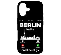 Berlin is Calling & I Must Go Illustration Graphic Designs Coque pour iPhone 17