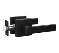 Berlin Modisch Contemporary Square Passage Lever Porte Porte de porte Perite de levier non verrouillable Ensemble [pour le couloir ou les portes