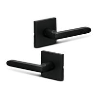 Berlin Modisch Dummy Lever Porte de porte de porte de la porte de 2 minces carres non tournants a un seul coup de levier unique [pour le placard