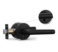 Berlin Modisch Poigne de porte levier de confidentialit ronde et lgante, facile ouvrir, ensemble de leviers de verrouillage [pour chambre