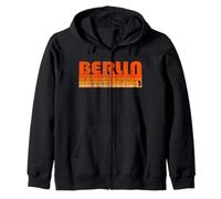 Berlin, New Jersey Retro Style années 80 Sweat à Capuche