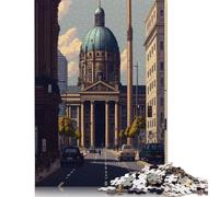 Berlin Pixel Art Rompecabezas Imposible,desafío for Adults Juego Educativo 1000 Piezas Obra De Arte De Juego De Para Adultos Y Niños Mayores De 12 Años 1000pcs (38x26cm)