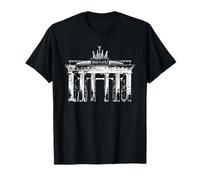 Berlin Porte de Brandebourg Vintage Skyline J'aime Allemagne T-Shirt