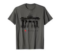 Berlin Porte de Brandebourg Vintage Skyline J'aime Allemagne T-Shirt