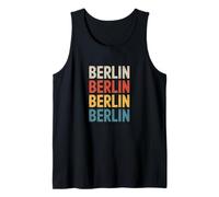 Berlin Retro Stacked Typographie City Style Débardeur