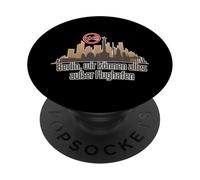 Berlin sans Horizon de l'aéroport PopSockets PopGrip Adhésif