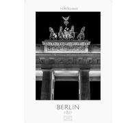 Berlin schwarz-weiss Kalender 2027 - Wandkalender | Fotokalender Deutschland 59x42cm Grosses Format - Eleganter Schwarz-Weiß-Print mit beeindruckenden Berlin-Motiven