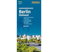 Berlin Southwest cycling tour map (B03)