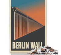 Berlin Wall Poster Puzzle 1000 Pièces Educa Jouet en Bois Cadeau Unique Décoration Intérieure Jeu Éducatif Challenge Toy Adultes & Enfants des 14 Ans 1000pcs (75x50cm)
